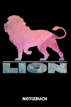 Lion Notizbuch: 100 Gepunktete Seiten | Ca. Din A5 | Skizzenbuch | Matheheft | Schulheft | Übungsheft | Geschenk Zu Weihnachten Oder Geburtstag | Lustige Geschenkidee (German Edition)