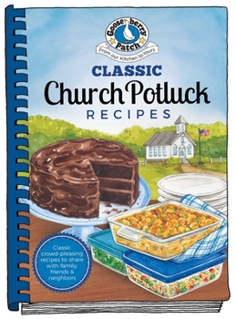 Hardcover Classic Church Potluck Recipes Book
