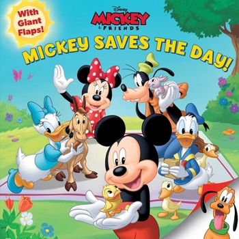 Paperback Disney Mickey Saves the Day! Book