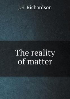 Paperback The reality of matter Book