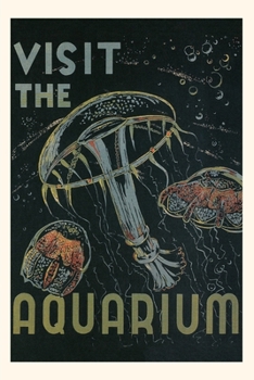 Paperback Vintage Journal Visit the Aquarium Poster Book