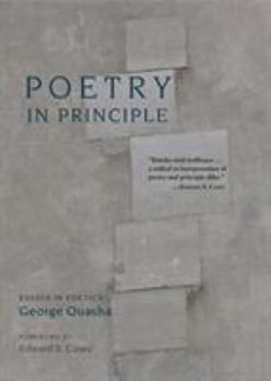 Paperback Poetry In Principle: Essays in Poetics Book