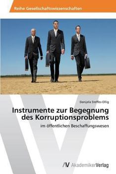 Paperback Instrumente zur Begegnung des Korruptionsproblems [German] Book