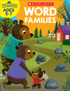 Paperback Little Skill Seekers: Word Families Workbook Book