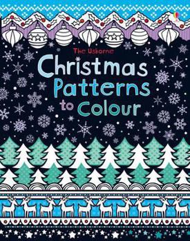 Paperback Christmas Patterns to Colour Book