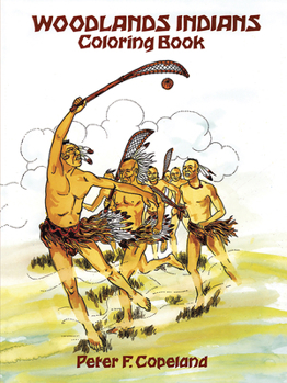 Paperback Woodlands Indians Coloring Book