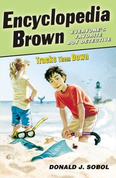 Paperback Encyclopedia Brown Tracks Them Down Book