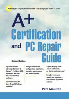 Hardcover A+ Certification and PC Repair Guide Book