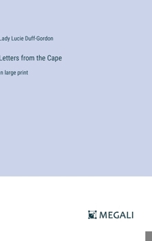 Hardcover Letters from the Cape: in large print Book