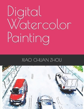 Paperback Digital Watercolor Painting Book