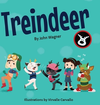Hardcover Treindeer Book