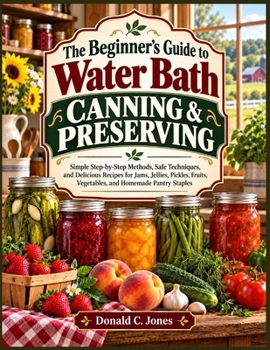 The Beginner’s guide To Water Bath Canning & Preserving: Simple Step-by-Step Methods, Safe Techniques, and Delicious Recipes for Jams, Jellies, Pickles, Fruits, Vegetables, and Homemade Pantry Staples