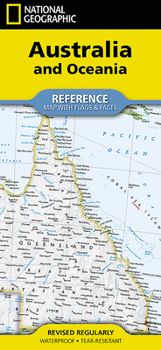 Misc. National Geographic Australia and Oceania Map (Folded with Flags and Facts) Book