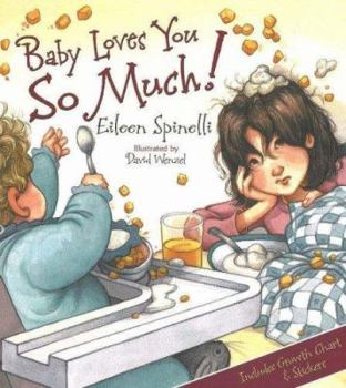 Hardcover Baby Loves You So Much! [With Stickers and Growth Chart] Book