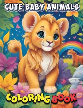 Paperback Cute Baby Animals Coloring Book: Creative Playtime Magic: Educational Fun with Cute Baby Animals Coloring Adventure! Book