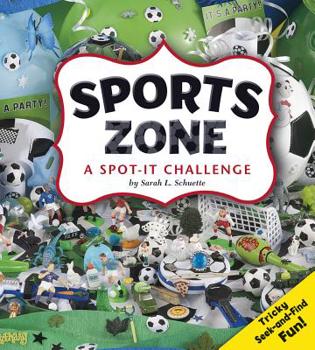 Hardcover Sports Zone: A Spot-It Challenge Book