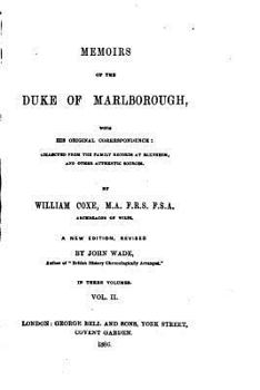 Paperback Memoirs of the Duke of Marlborough, With His Original Correspondence - Vol. II Book