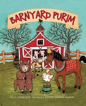 Paperback Barnyard Purim Book