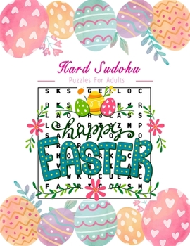 Paperback Easter hard sudoku puzzles for adults: Extremely Hard puzzles for seniors and advanced players only. [Large Print] Book