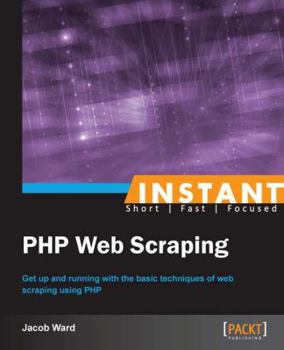 Paperback Instant Web Scraping with PHP How-to Book