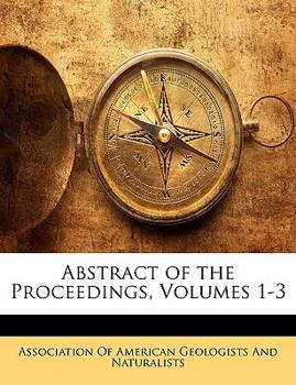 Paperback Abstract of the Proceedings, Volumes 1-3 Book