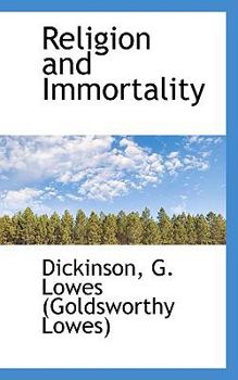 Paperback Religion and Immortality Book