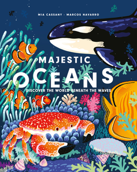 Hardcover Majestic Oceans: Discover the World Beneath the Waves Book