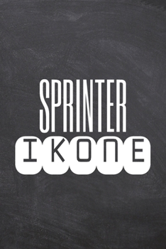 Paperback Sprinter Ikone: Sprinter Punktraster Notizbuch, Notizheft oder Schreibheft - 110 Seiten - B?ro Equipment & Zubeh?r - Lustiges Geschenk [German] Book