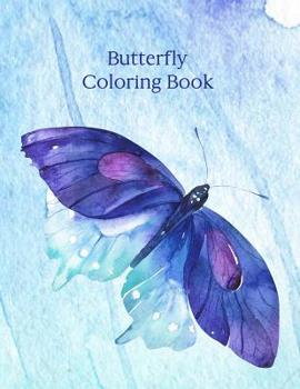 Paperback Butterfly Coloring Book: Grayscale Coloring Book
