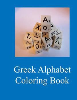 Paperback Greek Alphabet Coloring Book