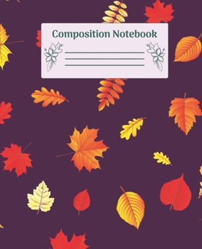 Paperback Composition Notebook: Wide Ruled Notebooks Paper - Composition Notebook (Diary, Journal) 7.5x9.25in 110 Pages Wide Ruled Notebooks Paper Book