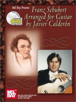 Paperback Mel Bay Franz Schubert Arranged for Guitar Book/CD Set Book