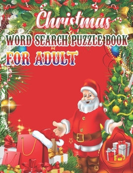 Christmas Word Search Puzzle book For Adult: Word Search Puzzle book