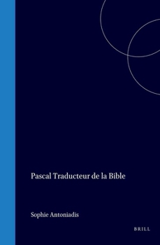 Hardcover Pascal, Traducteur de la Bible [French] Book