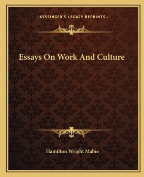 Paperback Essays On Work And Culture Book