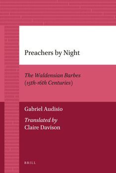 Paperback Preachers by Night: The Waldensian Barbes (15th-16th Centuries) Book
