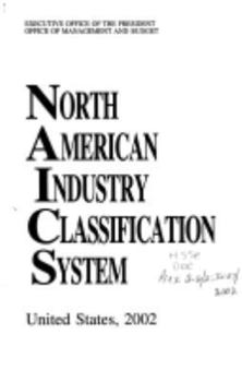 Hardcover North American Industry Classification System Book