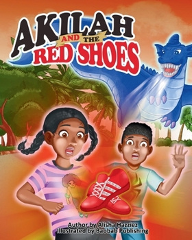 Paperback Akilah and the Red Shoes [Large Print] Book