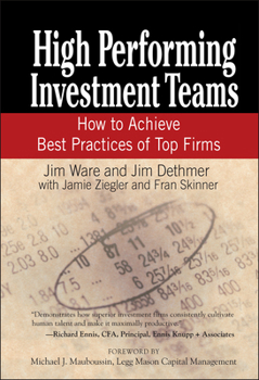 Hardcover High Performing Investment Teams Book