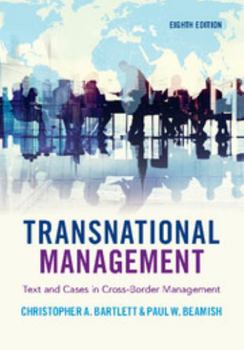 Paperback Transnational Management: Text and Cases in Cross-Border Management Book