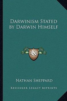 Paperback Darwinism Stated by Darwin Himself Book