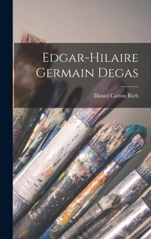 Hardcover Edgar-Hilaire Germain Degas Book