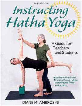 Paperback Instructing Hatha Yoga: A Guide for Teachers and Students Book