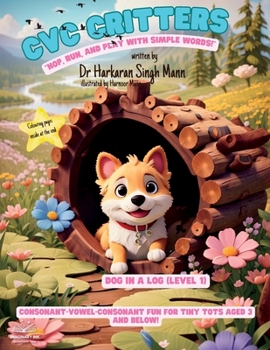 Paperback CVC (Consonant Vowel Consonant) Critters Book