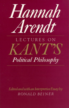 Paperback Lectures on Kant's Political Philosophy Book