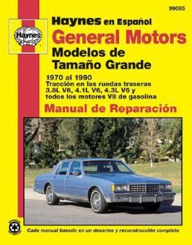 Paperback GM Fullsize Models '70'90 (Spanish) (Haynes Repair Manuals) Book