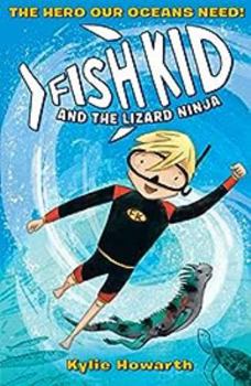 Paperback Fish Kid and the Lizard Ninja (Book 1) (Dyslexic Edition) Book