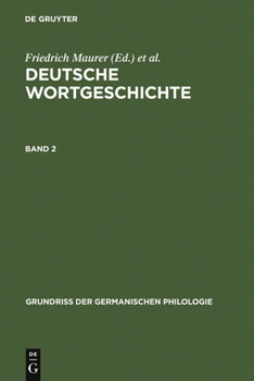 Hardcover Deutsche Wortgeschichte. Band 2 [German] Book