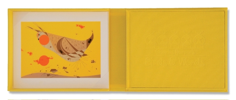 Hardcover Charles Harper's Birds & Words [With Heath Hen Print] Book