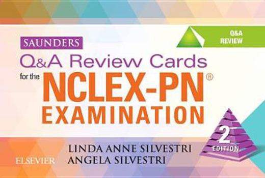 Hardcover Saunders Q&A Review Cards for the Nclex-Pn? Examination Book